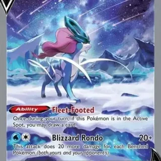 Pokemon TCG: Suicune V #GG38 Pokemon Crown Zenith