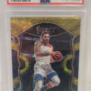 2020-21 Panini Select Steven Adams #19 Concourse Gold Disco 09/10 PSA 10