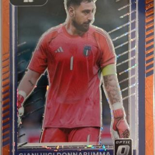 Gianluigi Donnarumma [Orange Velocity Optic] #112 2025 Panini Donruss Road to FIFA 120/199