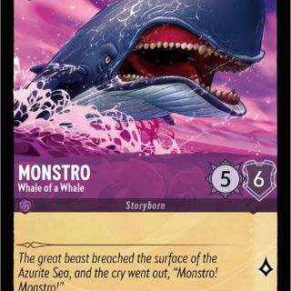 Disney Lorcana: Shimmering Skies UNCOMMON Monstro - Whale Of A Whale #52/204