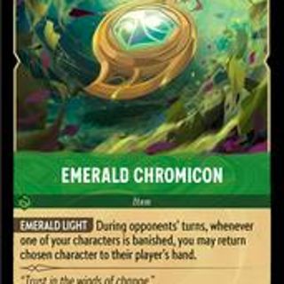 Disney Lorcana: Shimmering Skies UNCOMMON FOIL Emerald Chromicon #100/204