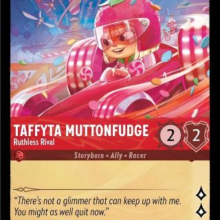 Disney Lorcana: Shimmering Skies UNCOMMON Taffyta Muttonfudge - Ruthless Rival #103/204