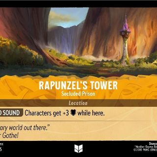 Disney Lorcana: Shimmering Skies UNCOMMON FOIL Rapunzel's Tower - Secluded Prison #33/204
