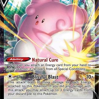 Blissey V #119 Pokemon Chilling Reign