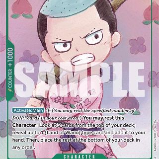 Kouzuki Momonosuke [Alternate Art PRB01] OP01-041 One Piece Romance Dawn