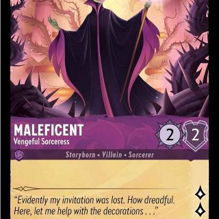 Disney Lorcana: Shimmering Skies COMMON FOIL Maleficent - Vengeful Sorceress #54/204