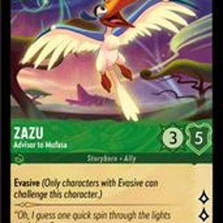 Disney Lorcana: Shimmering Skies COMMON FOIL Zazu - Advisor To Mufasa #72/204