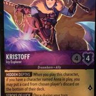 Disney Lorcana: Winterspell RARE FOIL Kristoff - Icy Explorer #51/204